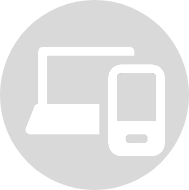 パソコンとスマホのアイコン画像